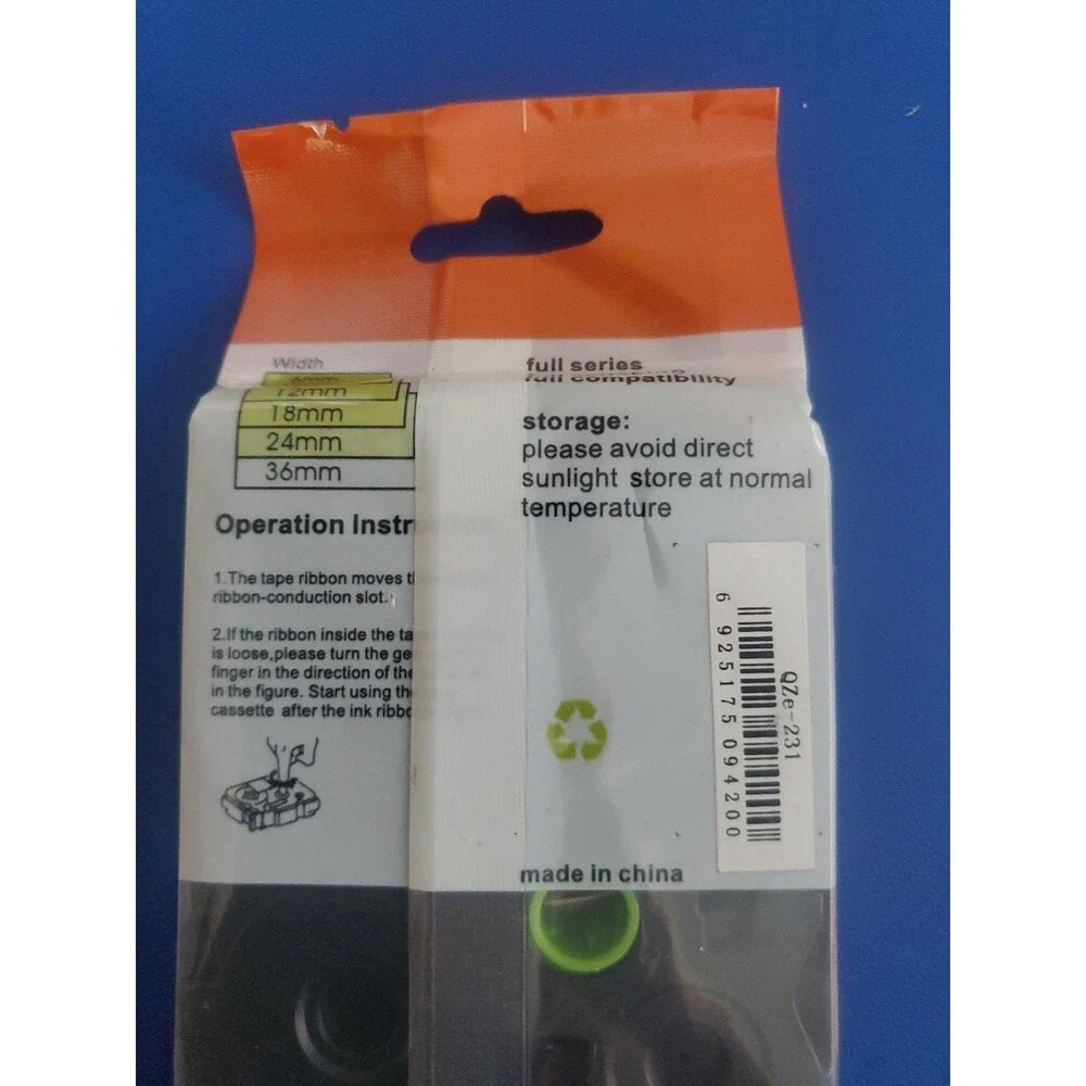 4 P-Touch Compatible TZe Tape 12mm 0.47